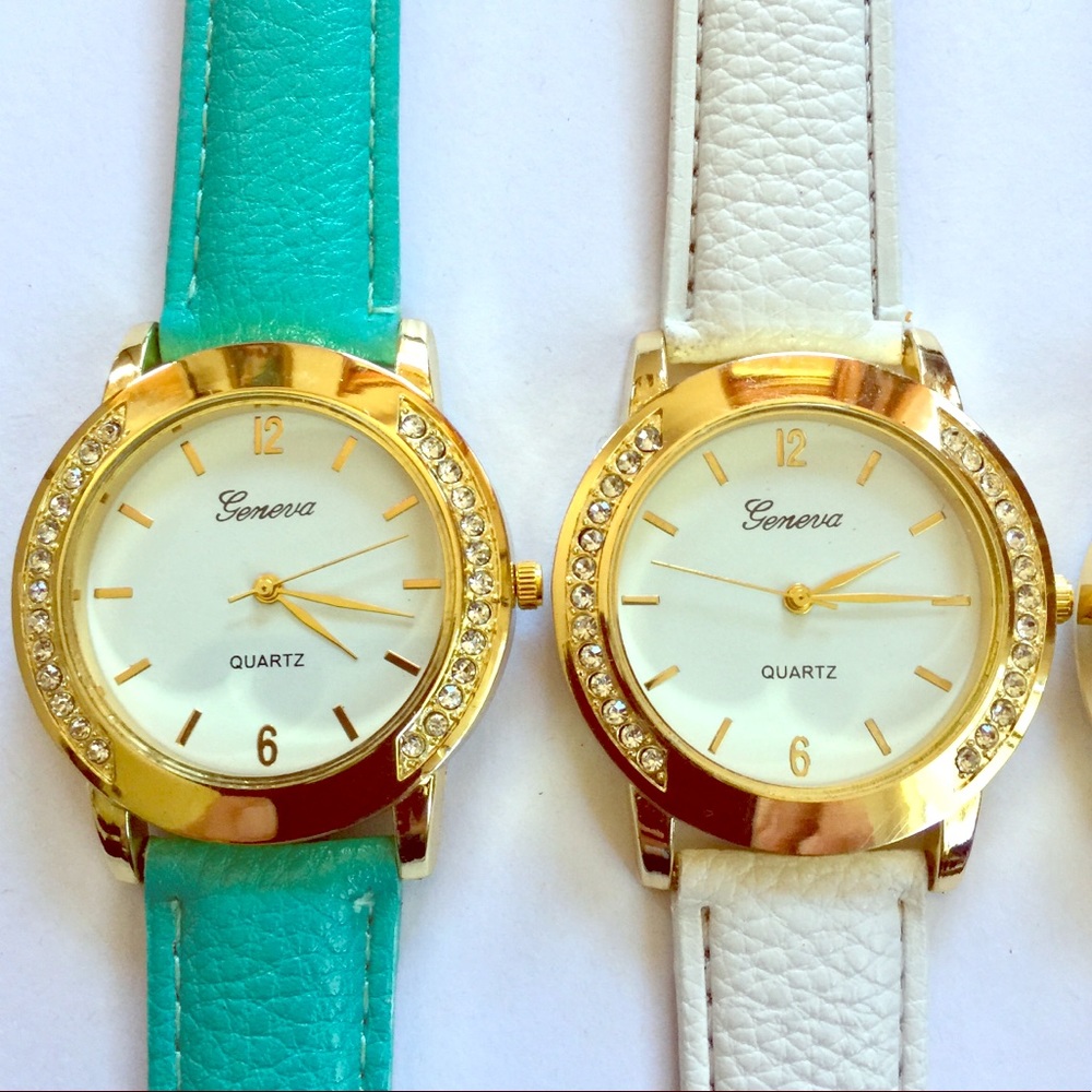 🔥SOLD OUT! ESPRESSO RHINESTONE QUARTZ WATCHES - Picture 3 of 7